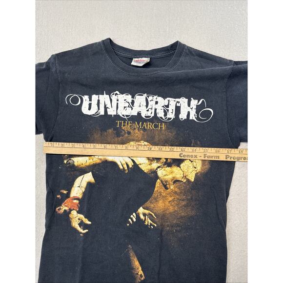Unearth The March 2009 Tour Band T Shirt Black Size Small "F School, F Work..." - Picture 10 of 14